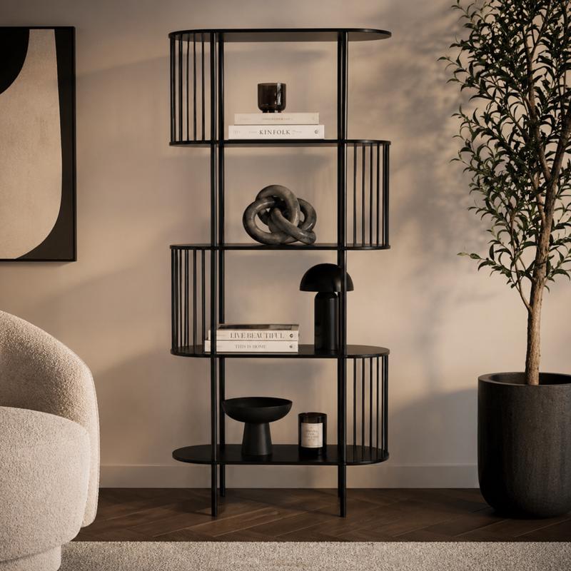Étagère à 5 niveaux Hoxton - noir