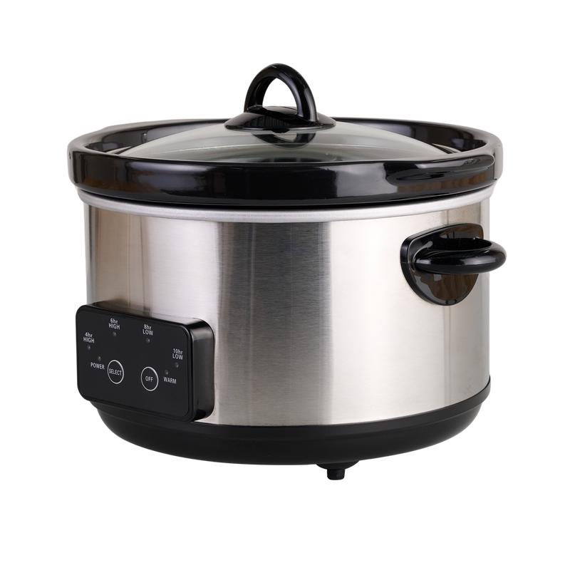 Digital slow cooker - side view