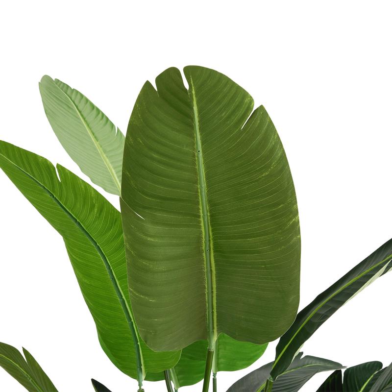 Artificial strelitzia plant XXL - close-up of single leaf