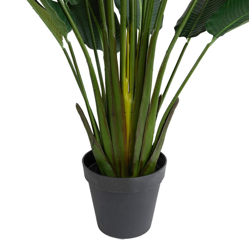 Artificial strelitzia plant XXL - with inner pot