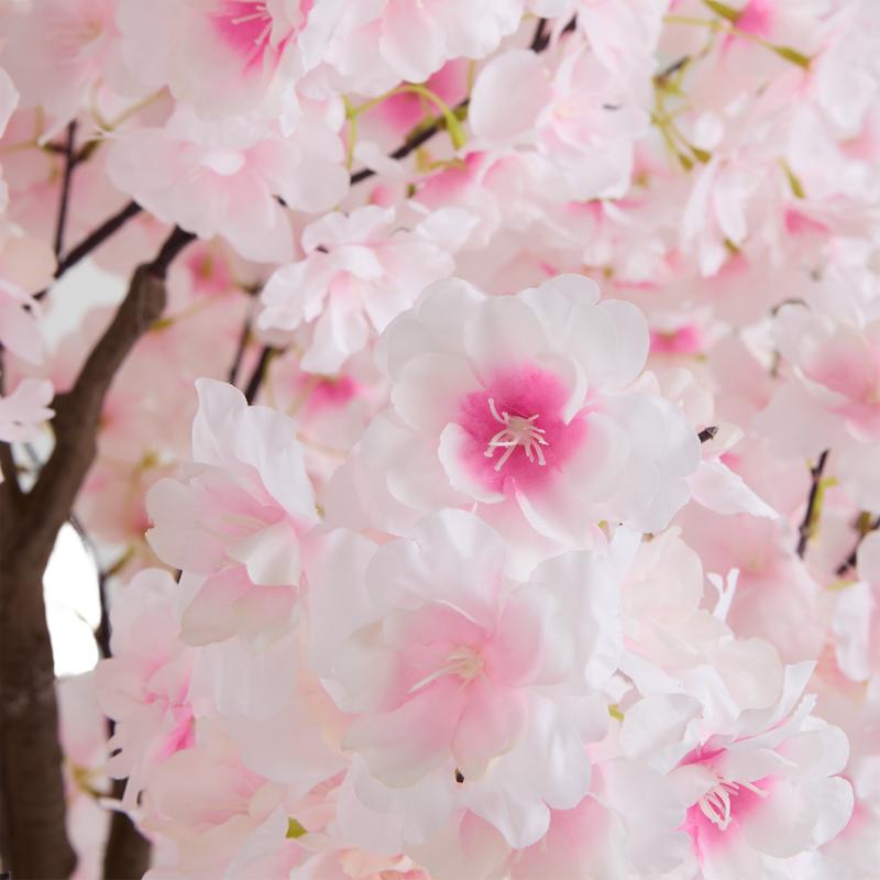 Artificial cherry blossom tree - 160 cm - extreme close-up of blossoms