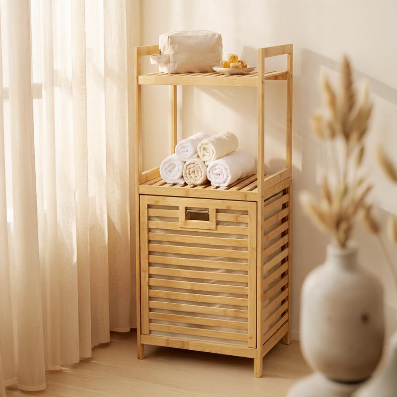 Luxe bamboe wasmand