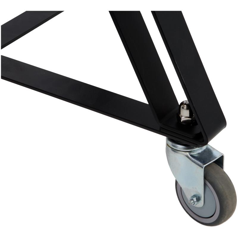 Kamado barbecue stand with wheels