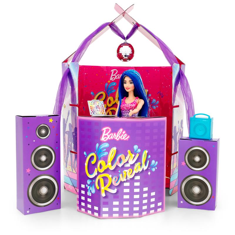 Barbie Color Reveal Surprise Party dj booth