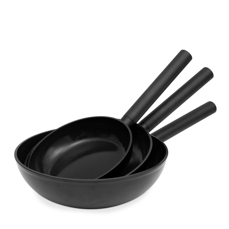 Ceramic Stainless Steel Fry Pan Set of 5 - Combekk