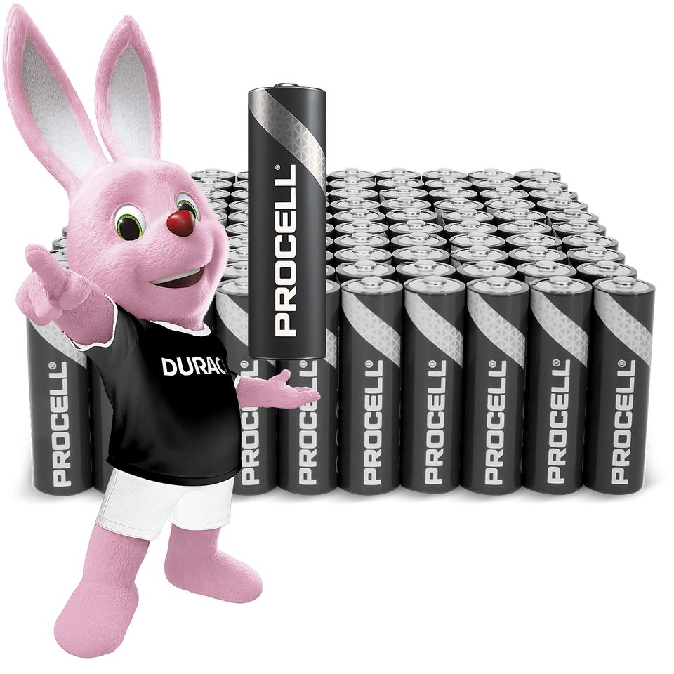 Duracell Procell Constant Power AA / LR06 / MN1500 Alkaline Batterij (100 stuks) Duracell