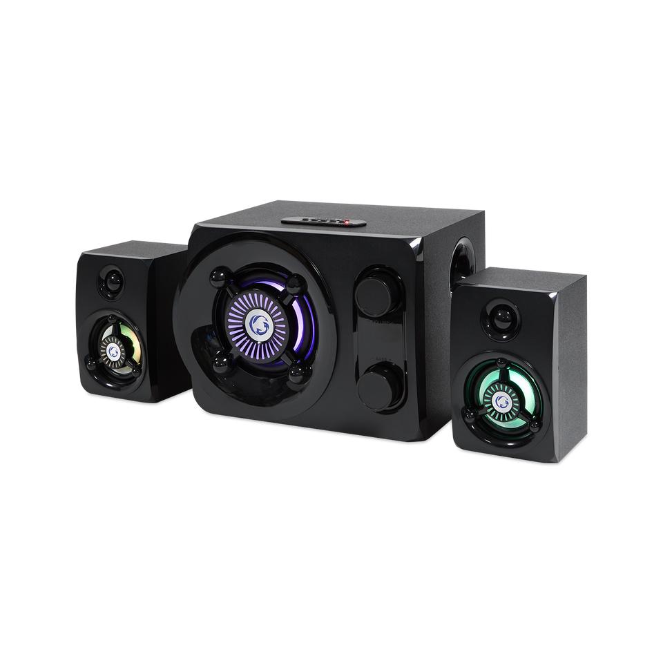 Paire D'enceintes LED PC Gamer MX E-07 – USB, Neuves Sous Blister