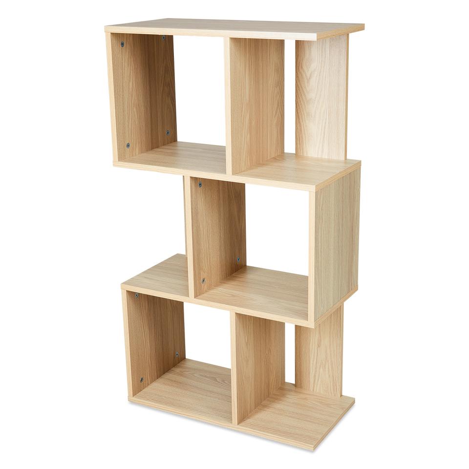 Display case with 6 compartments in light brown | Action Webshop NL