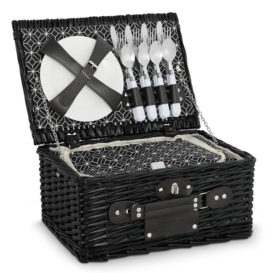 Buccan Picnic Basket - Black | Action Webshop NL