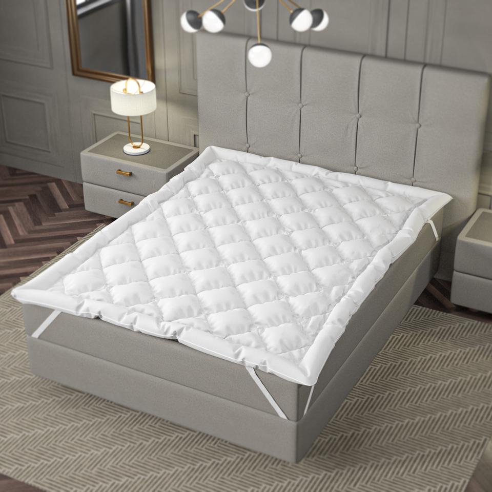 ohano Waterdichte matrasbeschermer 90x200cm spanlaken, waterdichte en ademende matrasbescherming, incontinentiebescherming, vochtbescherming bedlinnen spanlakens, voor alle seizoenen - Wit